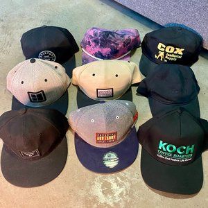 Bundle of 9 Hats/Snapbacks | One Size